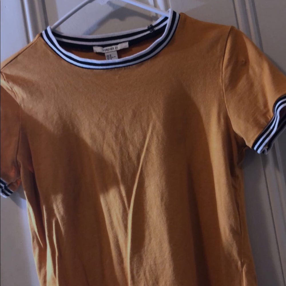Yellow tee